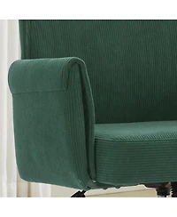 Streamdale Furniture Ergonomic Mid-Back Striped Fabric Office Chair