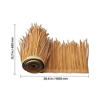 Sugift Artificial Thatch Roof Mexican Style Tiki Bar Hut Roofing Waterproof Fire Resistant