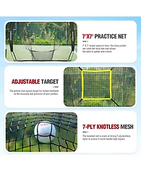 Aoligeijs 7×7ft Baseball Field Training Equipment