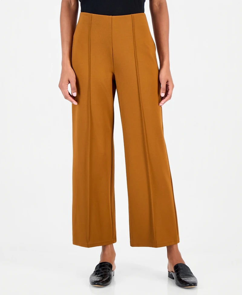 Jm Collection Women's Wide-Leg Pull-On Ponte Pants, Macy's Exclusive