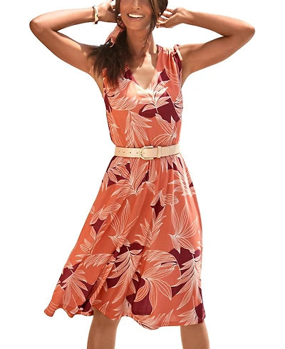 Lascana Women's Printed A-Line Dress