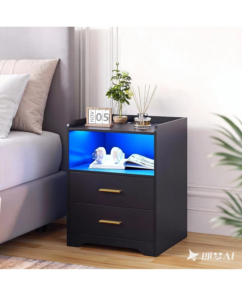 Vlsrka Vanity Makeup Desk with Mirror and Lights