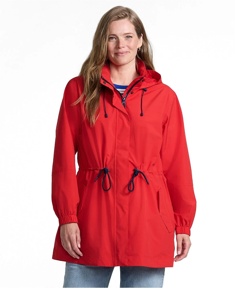 Lands' End Women's Packable Rain Parka