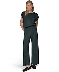Donna Karan New York Women's Sequin Wide-Leg Pull-On Pants