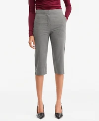 Bar Iii Women's Suiting Capri Mid-Rise Skinny-Leg Capris, Macy's Exclusive