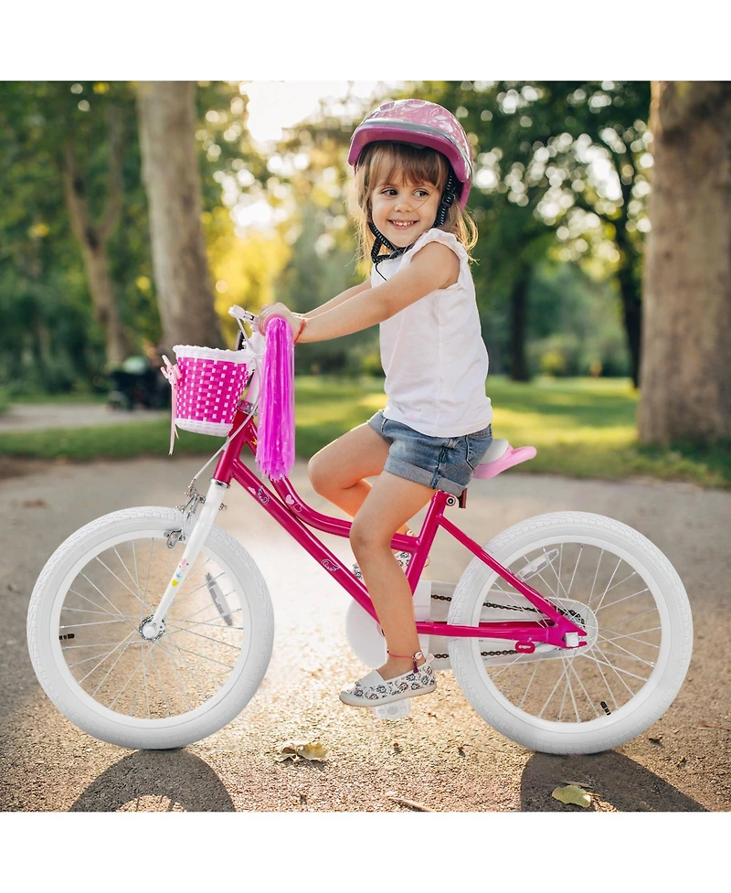 Slickblue Kids Bicycle with Training Wheels for Boys And Girls