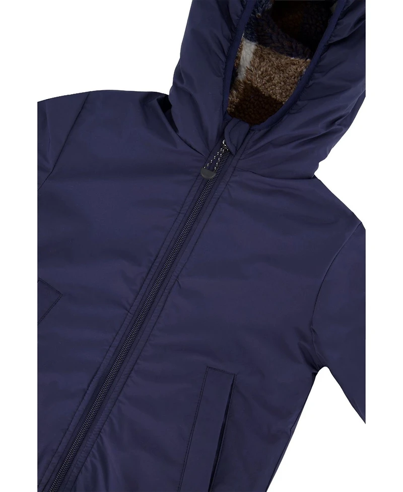 Deux par Baby Boy (12M - 24M) Reversible Mid-Season Jacket