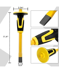 Xdovet Rock Hammer Geology Kit Masonry Chisel Safety Glasses Loupe Gloves Prospecting