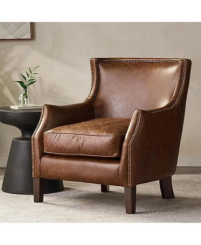 Streamdale Furniture Genuine Leather Single Sofa chair
