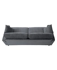 Streamdale Furniture 81.8" Corduroy 2-Seater Loveseat with Sturdy Iron and Wood Frame