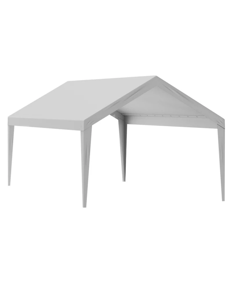 Yiortwo Replacement Carport Canopy Cover, Heavy Duty Waterproof Uv Top Tarp