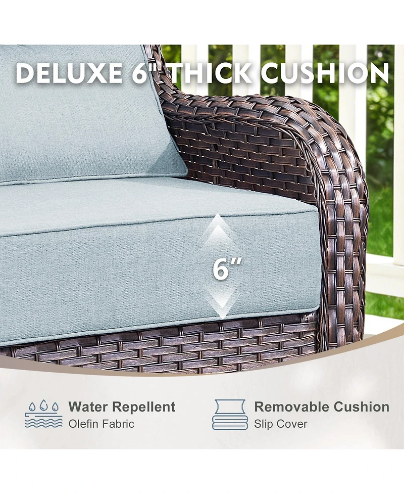 Pocassy Outdoor Chair Cushions 22 x 24 6 Inch