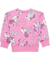 Epic Threads Toddler Girls' 12M-5T Minnie Mouse Print Sweatshirt and Joggers, 2-Piece Set