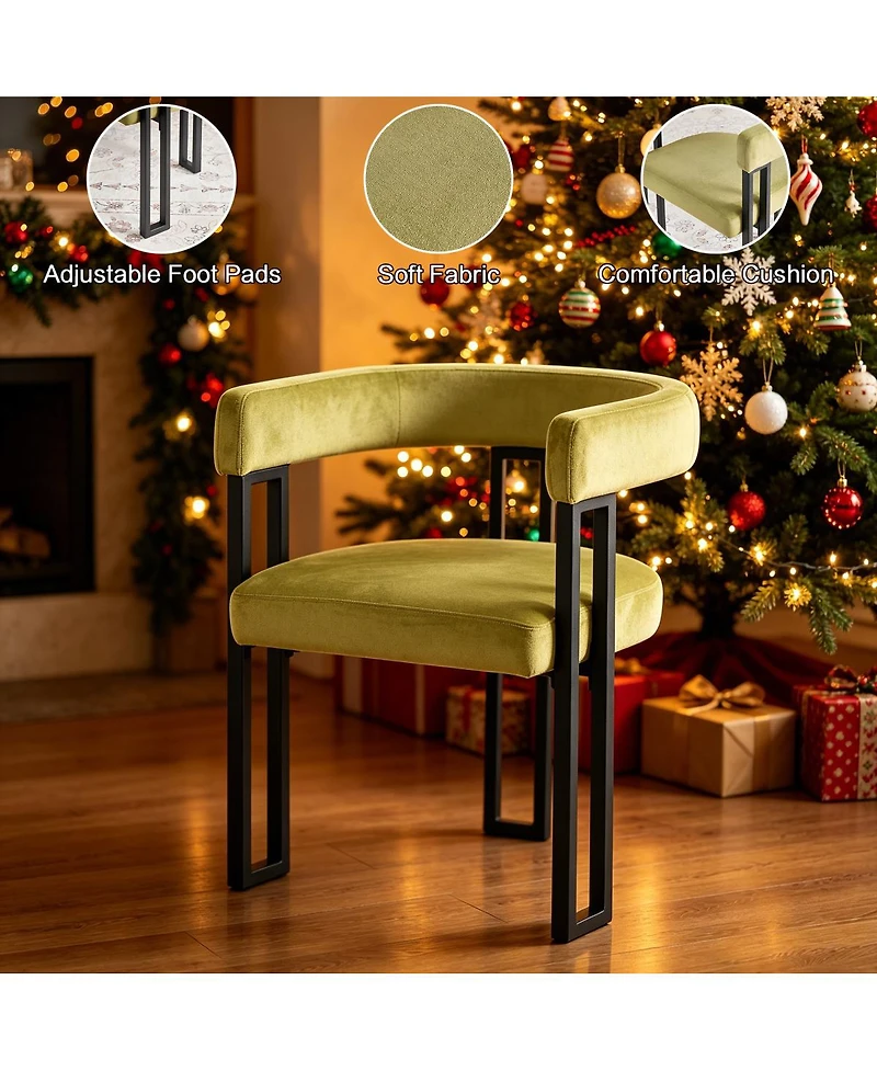 Streamdale Furniture Set of 2 Upholstered Dining Armchairs
