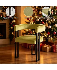 Streamdale Furniture Set of 2 Upholstered Dining Armchairs