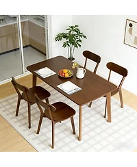 Streamdale Furniture Mid-Century Modern Solid Wood Dining Chairs