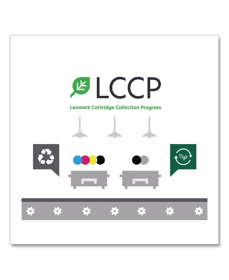Lexmark 74C00CG 3,000 Page-Yield Return Program Toner