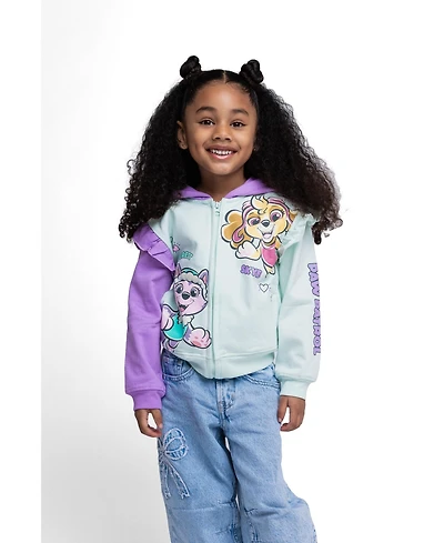 Paw Patrol Toddler Girls (2T-4T) Fleece Zip-Up Hoodie