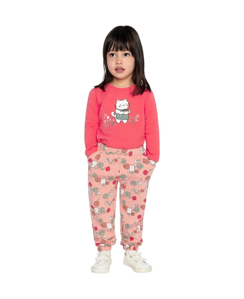 Deux par Toddler Girls (2T - 5T) Cotton Long Sleeve T-Shirt