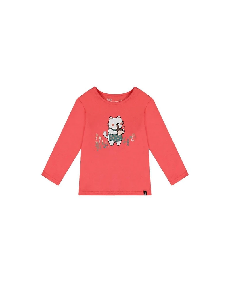 Deux par Toddler Girls (2T - 5T) Cotton Long Sleeve T-Shirt