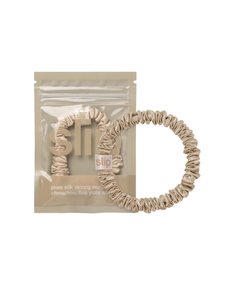 Free Blonde Skinny Slip Scrunchie with the purchase of a Slip product of $70 or more! - Slip Pure Silk Skinny Scrunchie
