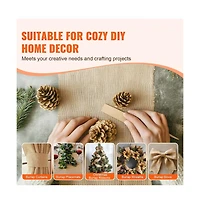 Sugift Burlap Fabric Roll 14 in x 30 ft Jute Tree Wrap Garden