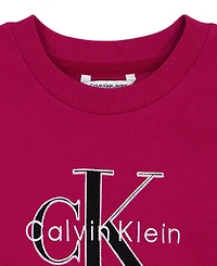 Calvin Klein Girls' 7-16 Crewneck Sweatshirt