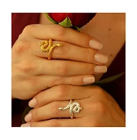 Mantra Rebirth and Renewal Snake Ring