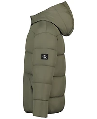 Calvin Klein Boys' 4-7 Relaxed-Fit Long-Sleeve Puffer Jacket