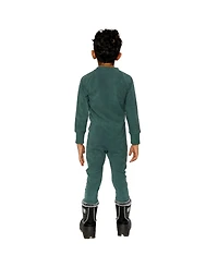 Deux par Deux Baby Unisex 6M To 24M One Piece Thermal Underwear Sage