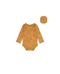 Deux par Baby Boys ( 3M to 24M ) Cotton Onesie Printed Hedgeho