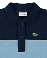 Lacoste Boys' 10-16 Short-Sleeve Chest Stripe Polo Shirt