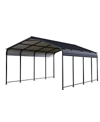 Clihome Heavy Duty Metal Carport With Galvanized Steel Roof