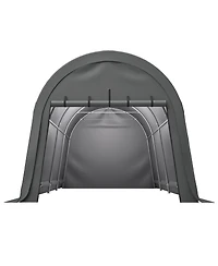 Clihome Anti-Snow 10x20 Feet Carport, Commercial Grade Heavy Duty Portable Garage Canopy