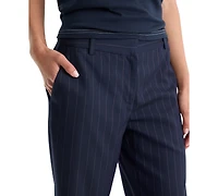 Good American Women's Low-Rise Relaxed Straight-Leg Pants
