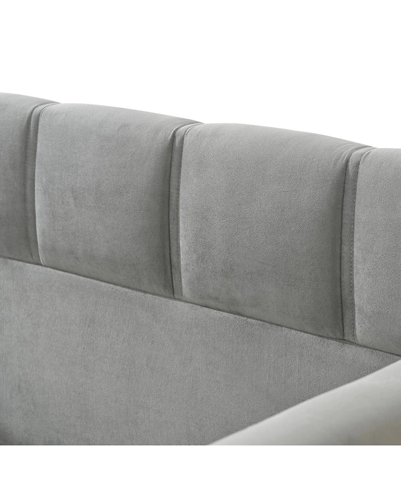 Streamdale Furniture Twin Velvet Upholstered Daybed with Side Storage Pockets
