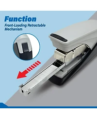 Danrong Effortless Flat Clinch Stapler 50 Less Force Anti Slip Base Custom Logo Option