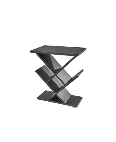 HomeRoots 19" Solid Wood Pedestal Console Table