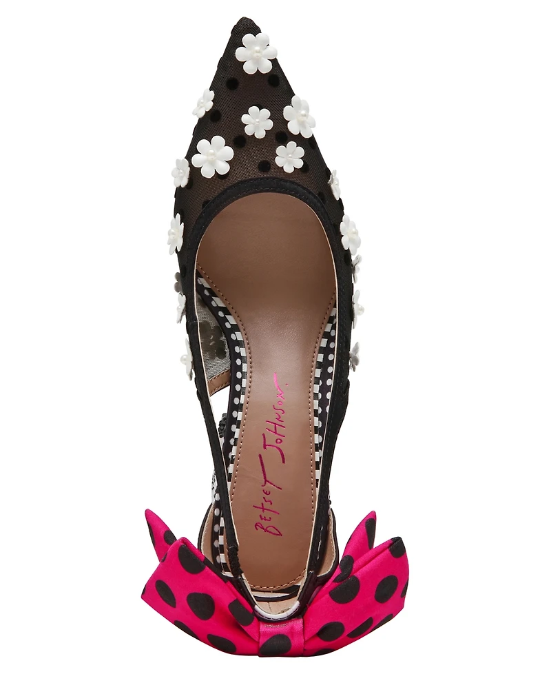 Betsey Johnson Women's Felix Slingback Dress Pumps