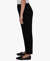 Alfred Dunner Women's Travel Advisory Crinkle Texture Ankle Pant