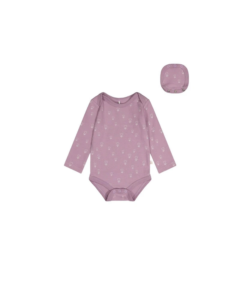 Deux par Baby Girl (3M-24M) Cotton Onesie Floral Print