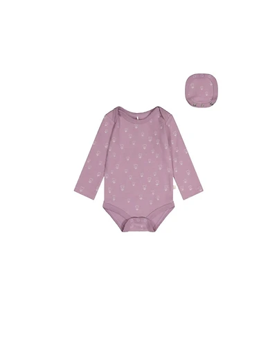 Deux par Baby Girl (3M-24M) Cotton Onesie Floral Print