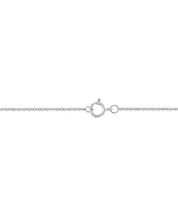 Marsala Diamond Curved Bar 16" Collar Necklace (1/4 ct. t.w.) in Sterling Silver