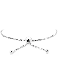 Diamond Bar Bolo Bracelet (1/6 ct. t.w.) in Sterling Silver