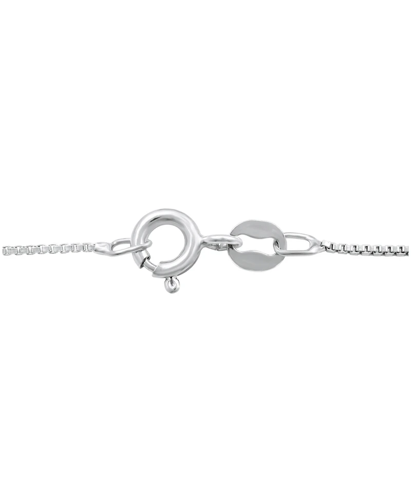 Diamond Moon & Star 18" Pendant Necklace (1/10 ct. t.w.) in Sterling Silver & 14k Gold-Plate