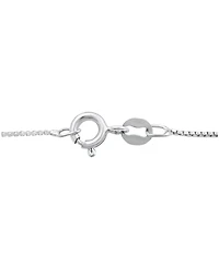 Diamond Moon & Star 18" Pendant Necklace (1/10 ct. t.w.) in Sterling Silver & 14k Gold-Plate