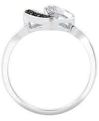 Diamond Heart Ring (1/10 ct. t.w.) Sterling Silver