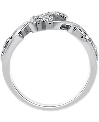 Diamond Vine Ring Sterling Silver (1/10 ct. t.w.)