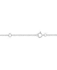 Diamond "V" Necklace (1/10 ct. t.w.) in Sterling Silver