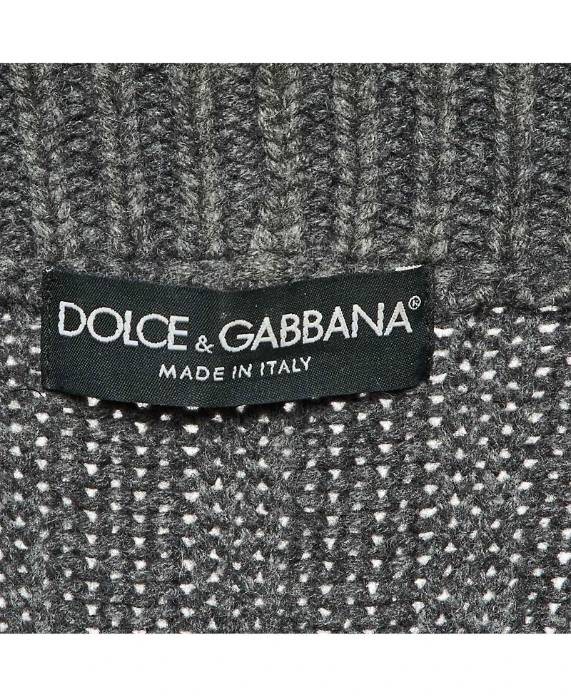 Pre-Owned Dolce & Gabbana Women's Chunky Knit Button Front Cardigan